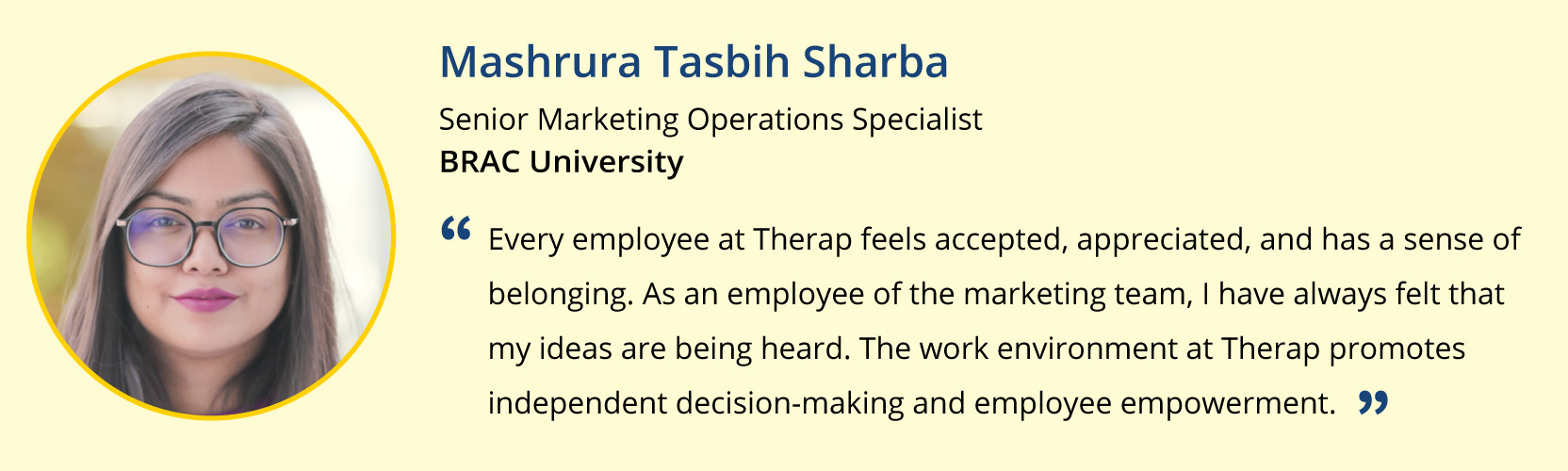 Quotations of Training and Content Team