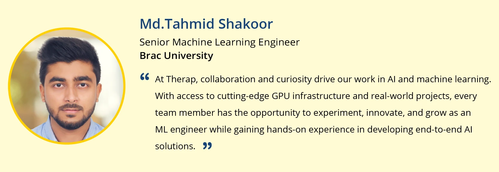 Quotations of Machine Learning Team