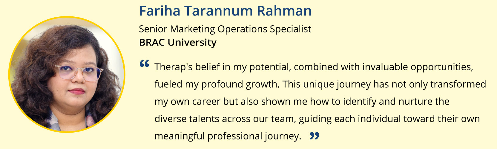 Quotations of Strategic Marketing & Analytics Team