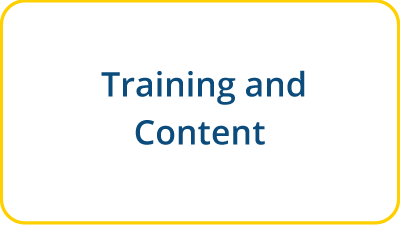 Click here to learn more about Training and Content